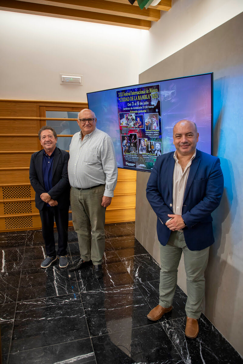 El Festival Internacional de Música de La Rambla celebra su 22 edición con el respaldo de la Diputación a esta cita cultural que aglutina varios géneros